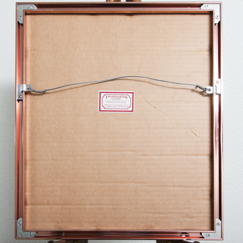 Al Kaufman Intaglio Print on Paper "Autumn Time"