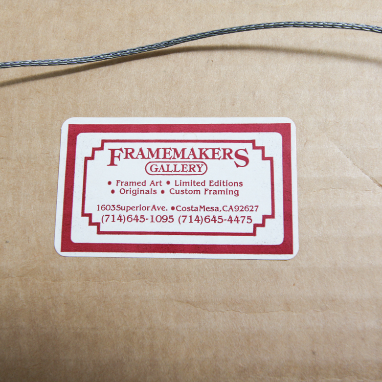 Al Kaufman Intaglio Print on Paper "Autumn Time"