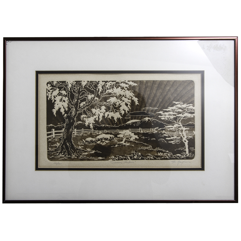 Al Kaufman Intaglio Print on Paper "Summer Shadows"