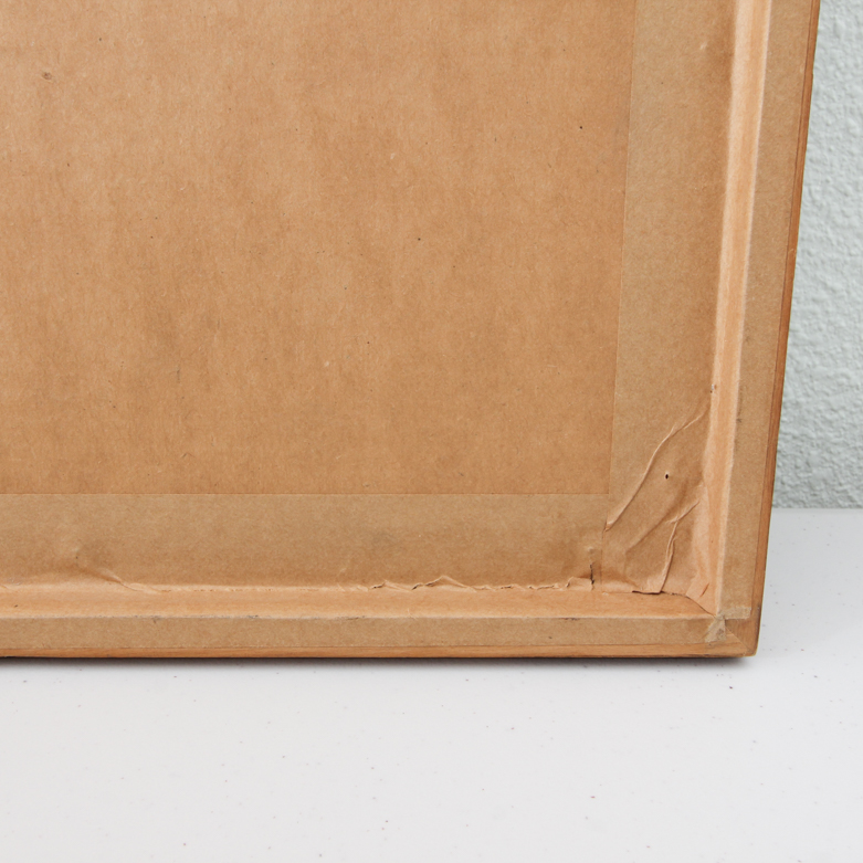 Federico Righi Serigraph on Paper "Beached Rowboats"