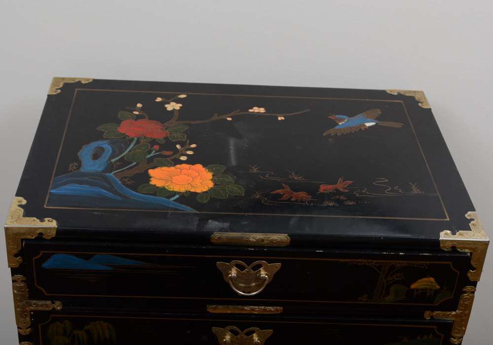 Chinoiserie Multi-Drawer Cabinet