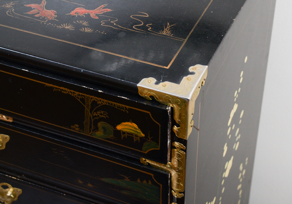 Chinoiserie Multi-Drawer Cabinet