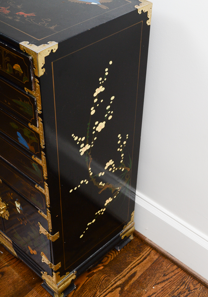 Chinoiserie Multi-Drawer Cabinet