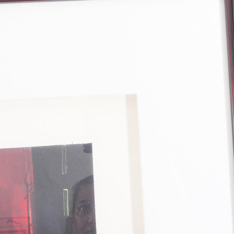 Kamy Deljou Mixed Media Monotype on Paper