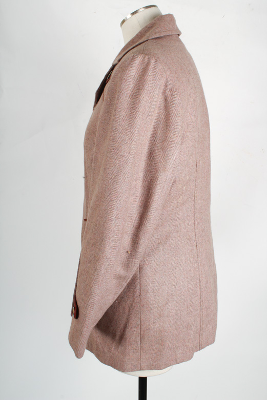 Women's Convertible Wool Jacket and Rabbit Fur Vest