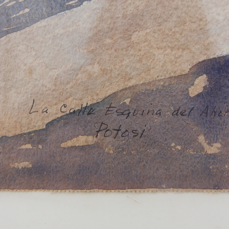 James R. Matz Framed Watercolor Paintings on Paper