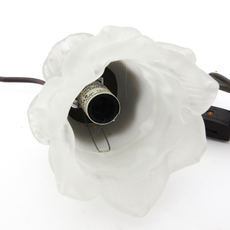 Vintage Andrea by Sadek Art Nouveau Style Bronze Table Lamp