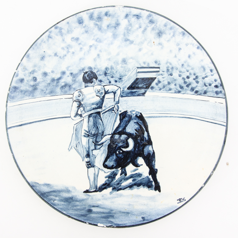 Decorative Hand-Painted Matador Plate