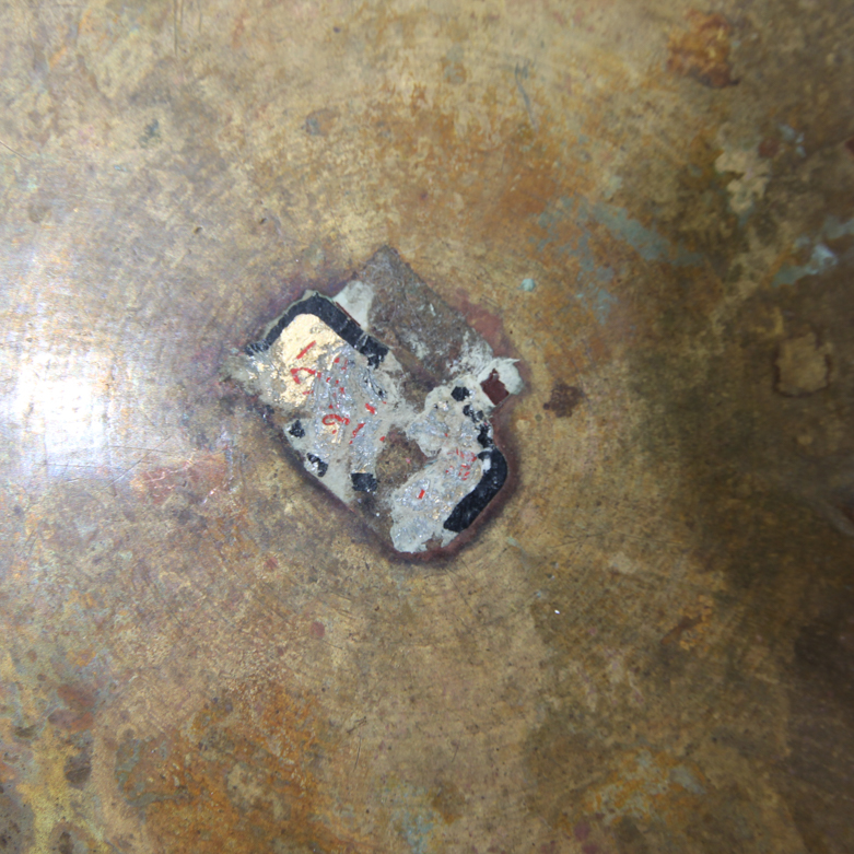 Vintage Brass Pear-Shaped Serving Trays