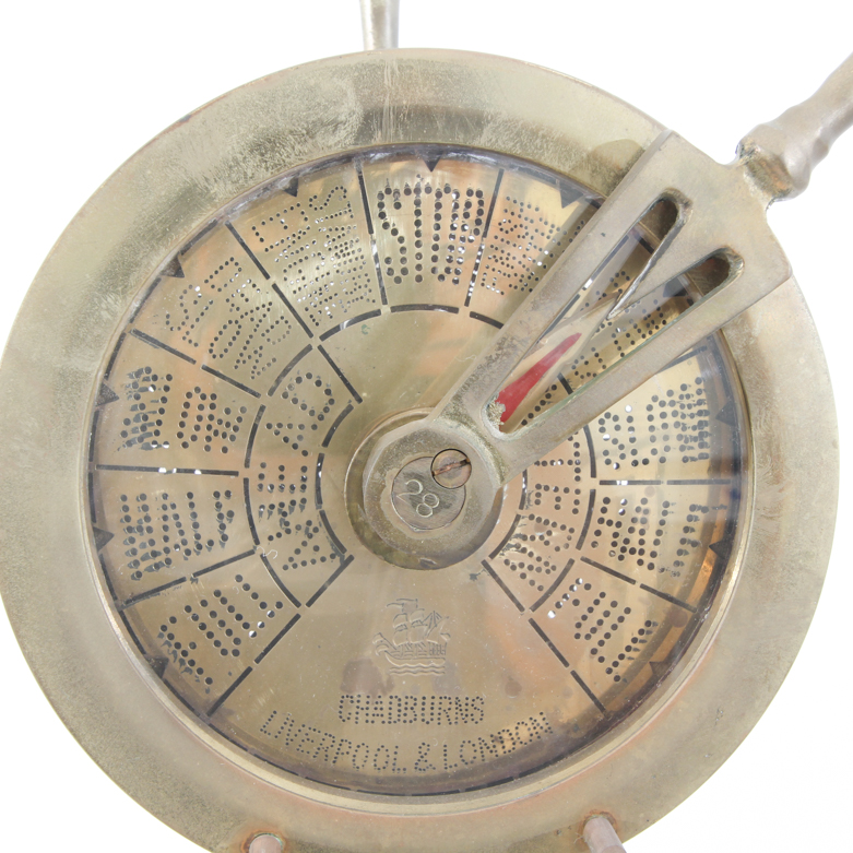 Antique Ship's Bridge Engine Order Telegraph Lamp