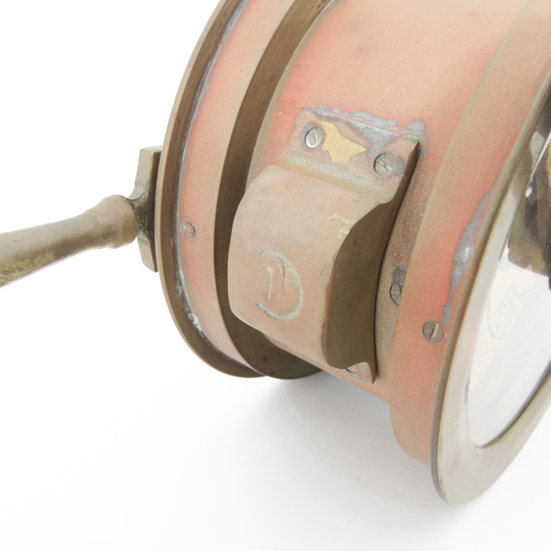 Antique Ship's Bridge Engine Order Telegraph Lamp