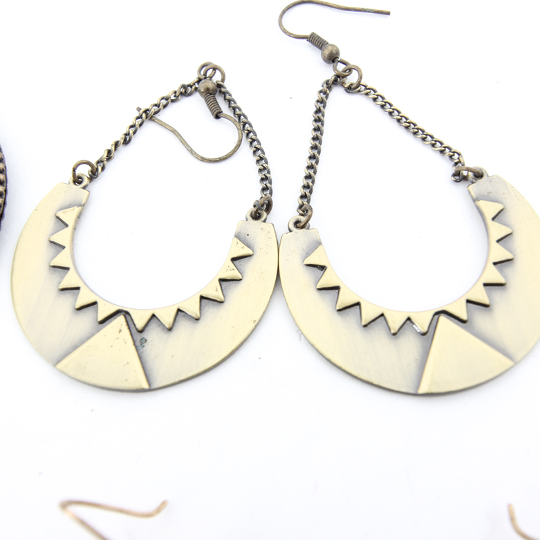 Assortment of Enameled Dangle Earrings