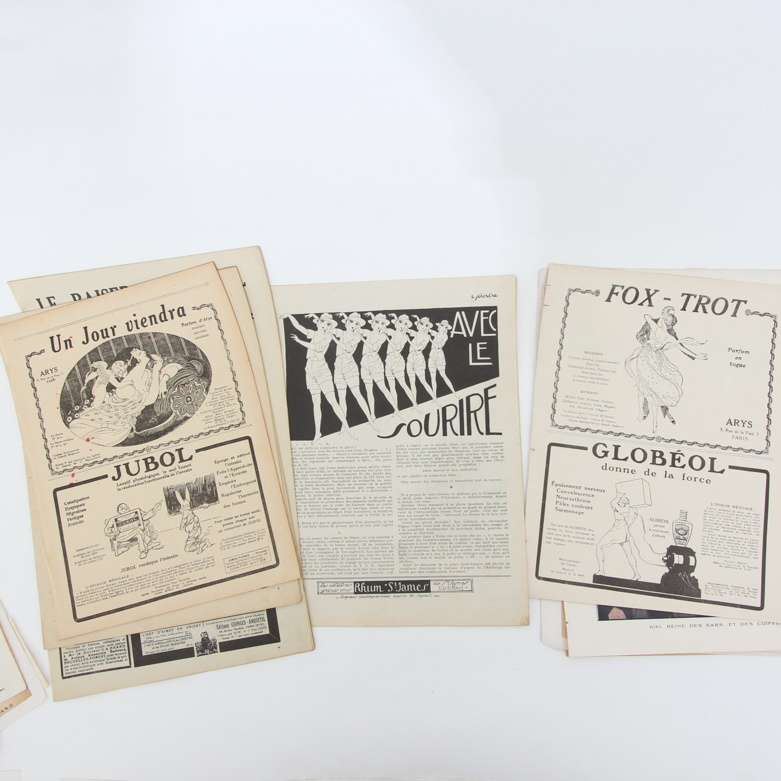 Collection of 1920s French Periodicals including Le Sourire