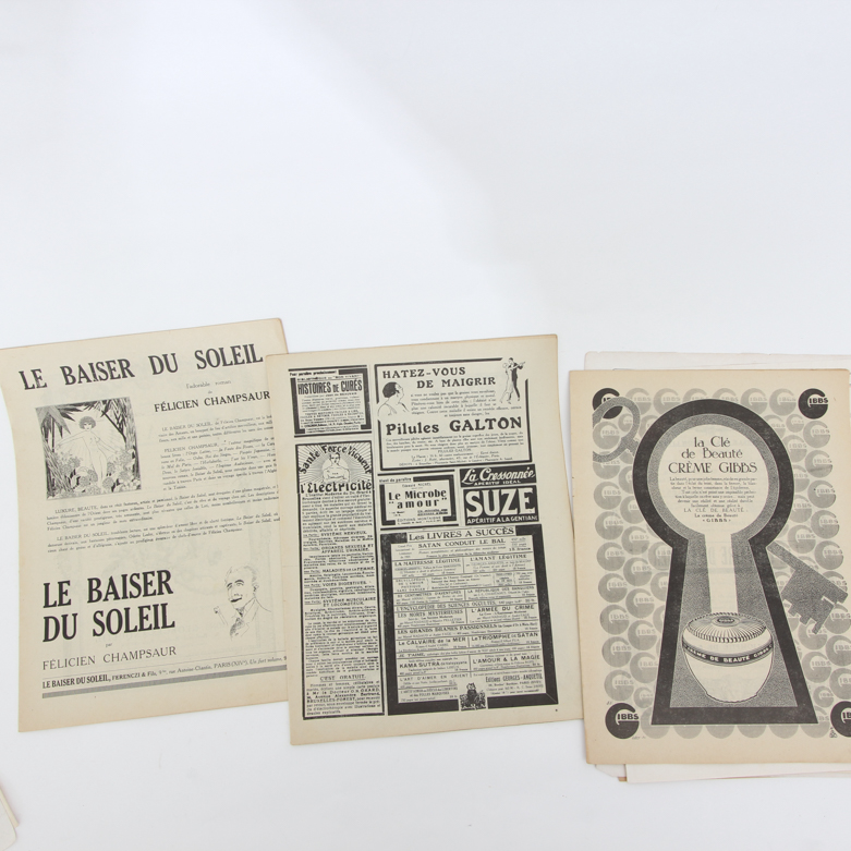 Collection of 1920s French Periodicals including Le Sourire