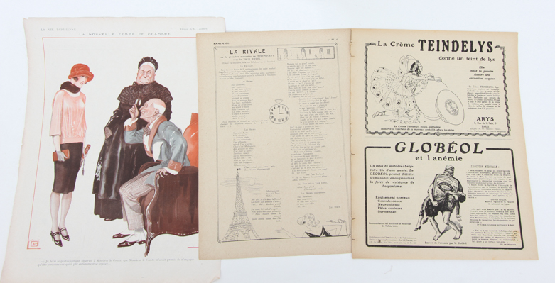 Collection of 1920s French Periodicals including Le Sourire