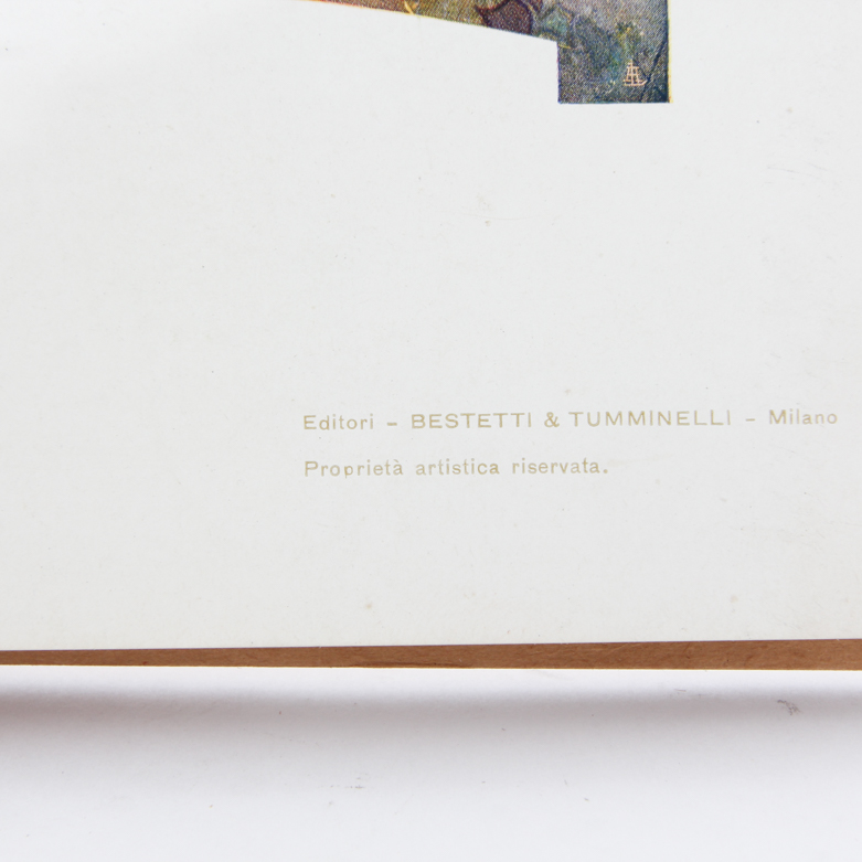 Collection of Vintage Lithographic Plates from Italian Modelli D'Arte Decorativa  Portfolio Series