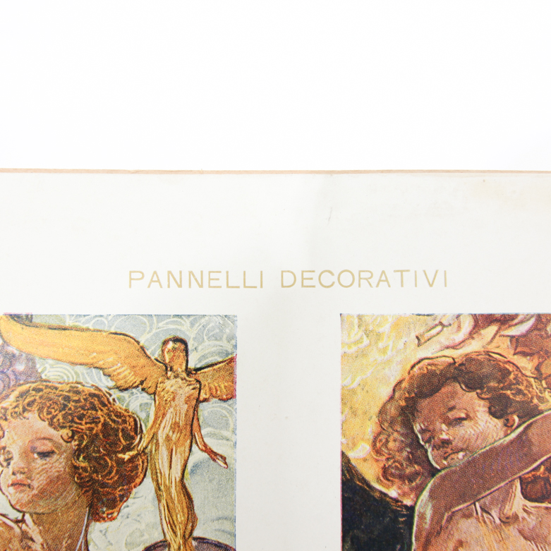 Collection of Vintage Lithographic Plates from Italian Modelli D'Arte Decorativa  Portfolio Series