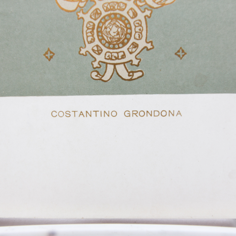 Collection of Vintage Lithographic Plates from Italian Modelli D'Arte Decorativa  Portfolio Series