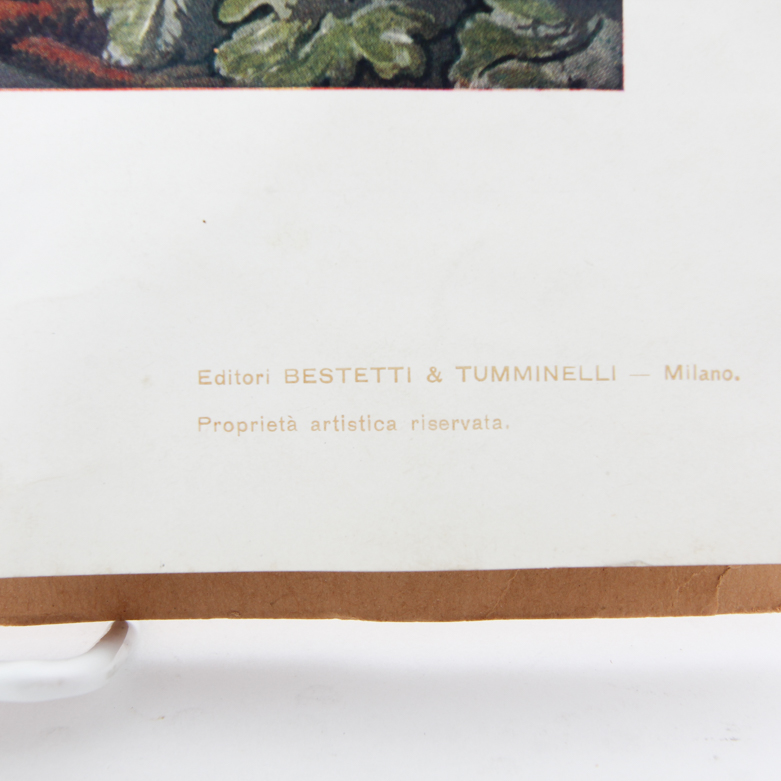 Collection of Vintage Lithographic Plates from Italian Modelli D'Arte Decorativa  Portfolio Series