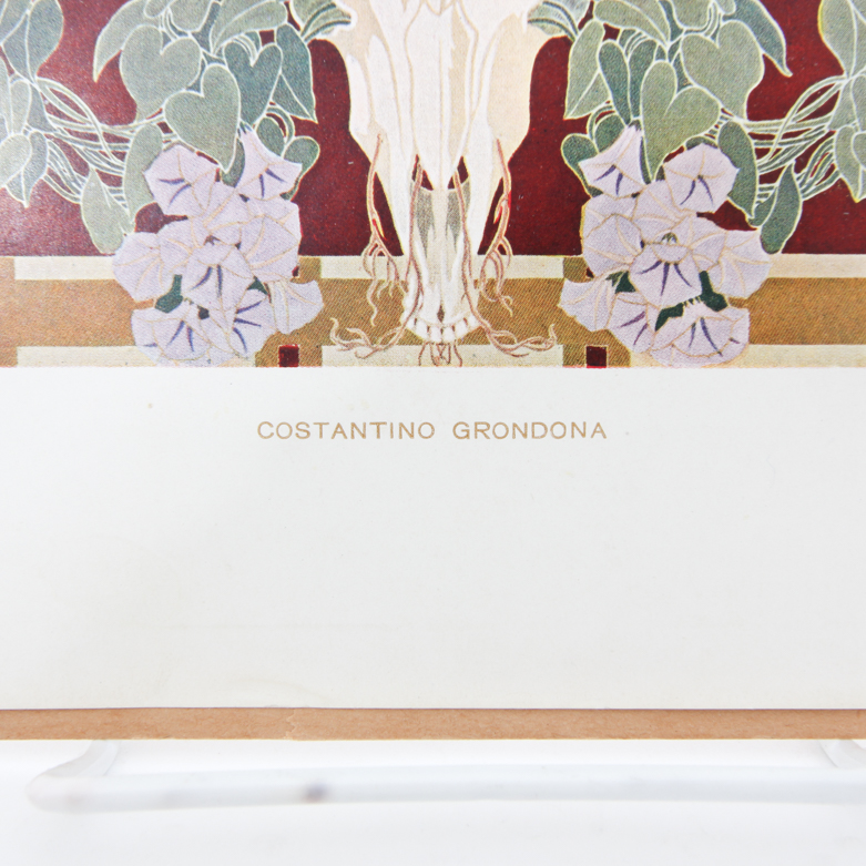 Collection of Vintage Lithographic Plates from Italian Modelli D'Arte Decorativa  Portfolio Series