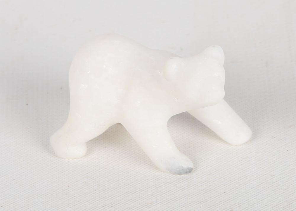 White Star Marble Polar Bear Carvings