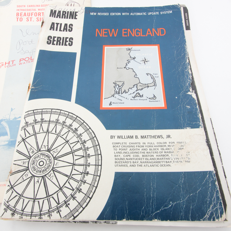 Collection of Vintage Nautical Maps