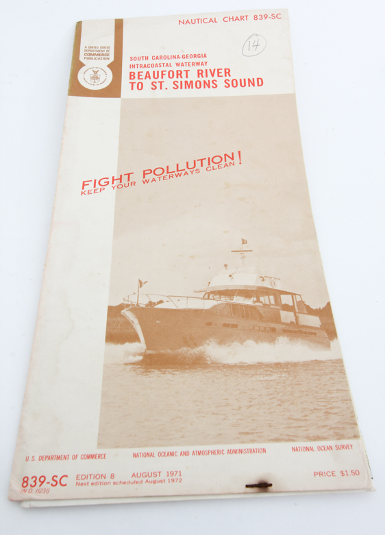 Collection of Vintage Nautical Maps