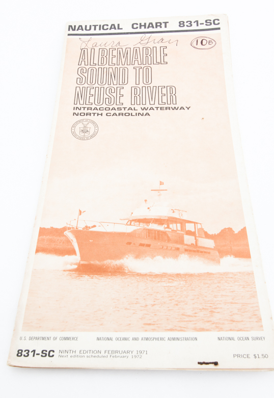 Collection of Vintage Nautical Maps