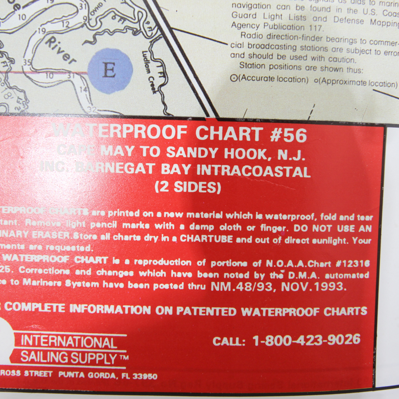 Collection of Vintage Nautical Maps