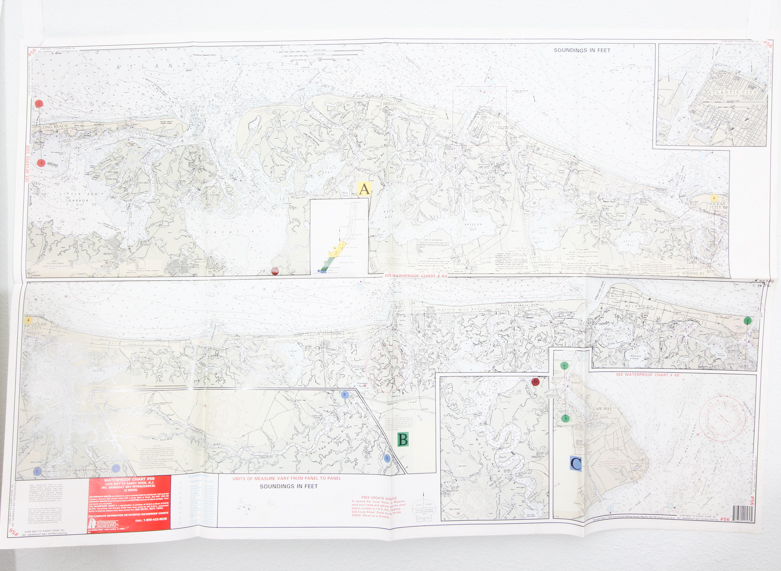 Collection of Vintage Nautical Maps