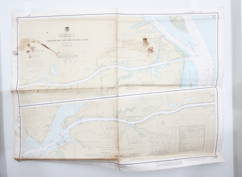 Collection of Vintage Nautical Maps