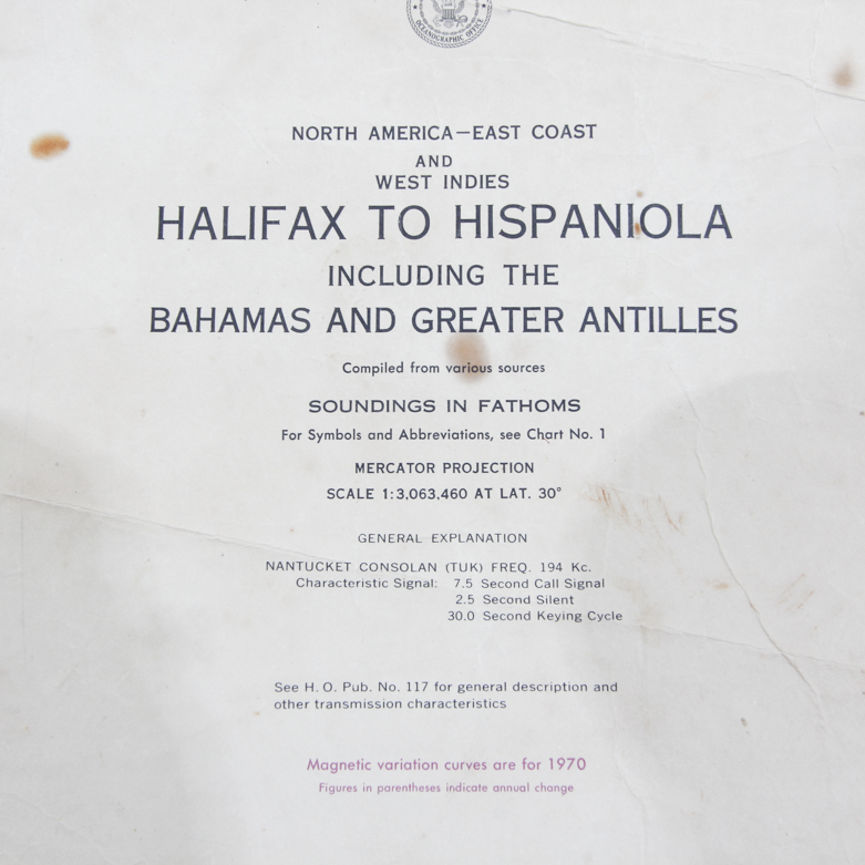 Collection of Vintage Nautical Maps