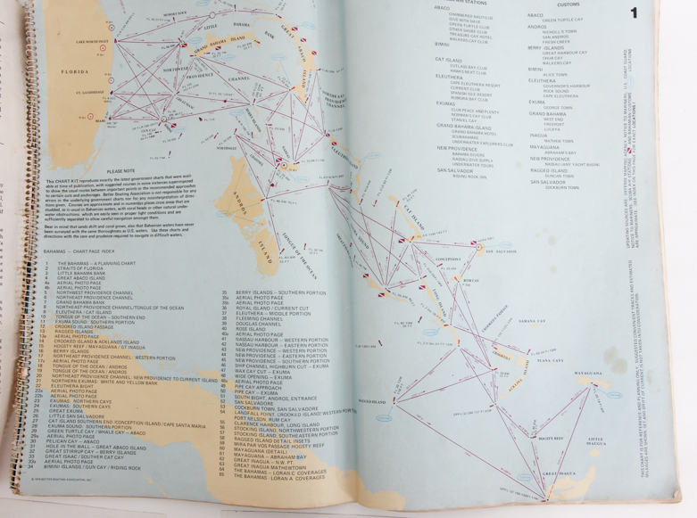 Collection of Vintage Nautical Maps