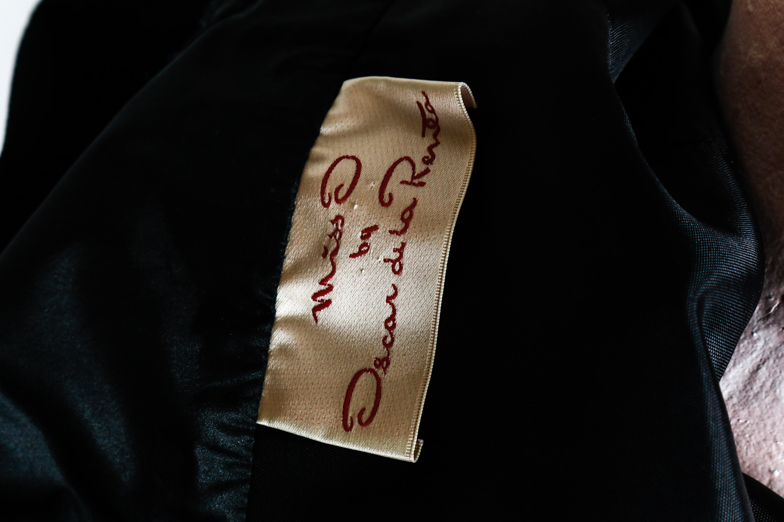 Vintage Miss O by Oscar de la Renta Black Velvet Dress
