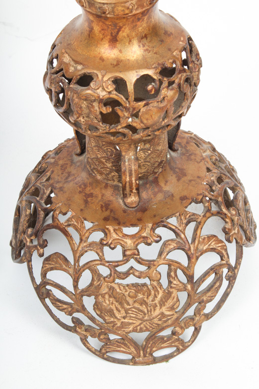 Japanese Brass Candle Holder