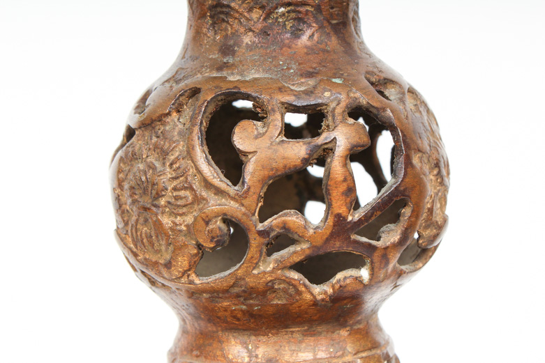 Japanese Brass Candle Holder