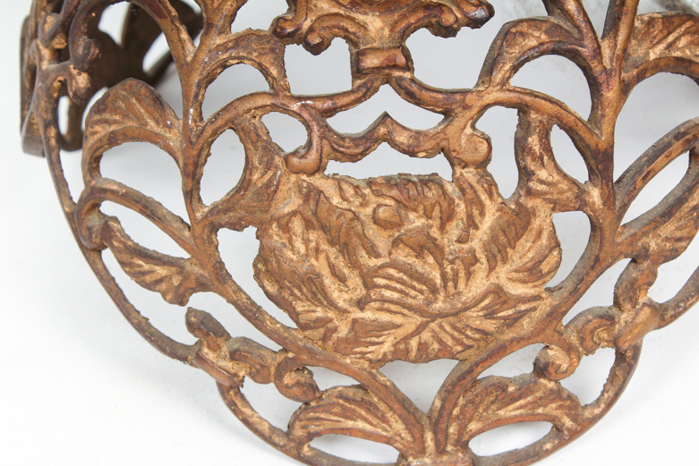 Japanese Brass Candle Holder