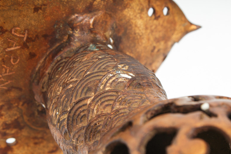 Japanese Brass Candle Holder