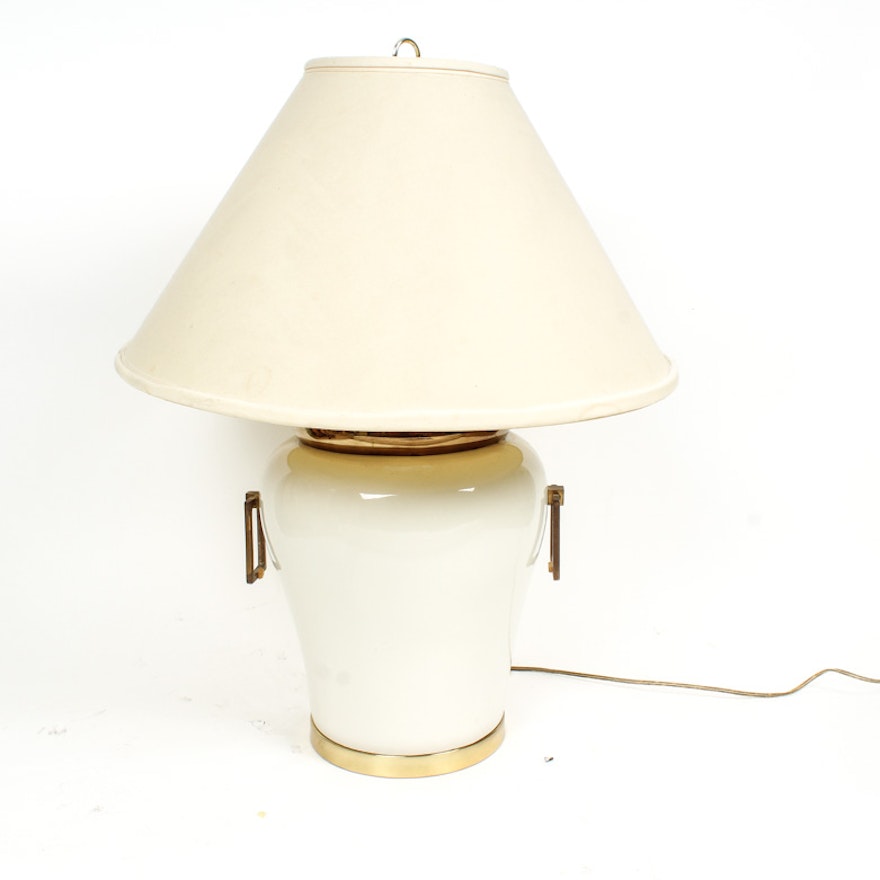 White Ceramic Table Lamp