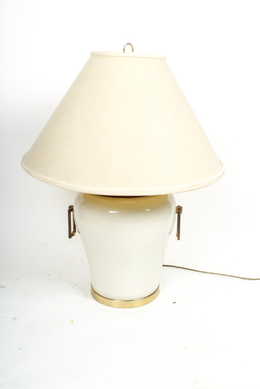 White Ceramic Table Lamp