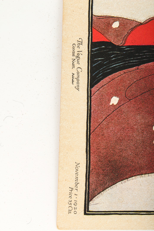 Collection of Vintage Vogue Magazine Cover Offset Lithographs