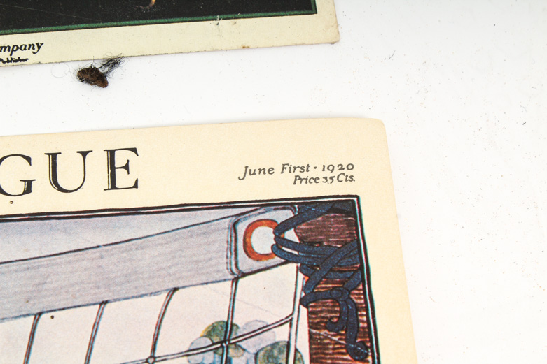 Collection of Vintage Vogue Magazine Cover Offset Lithographs