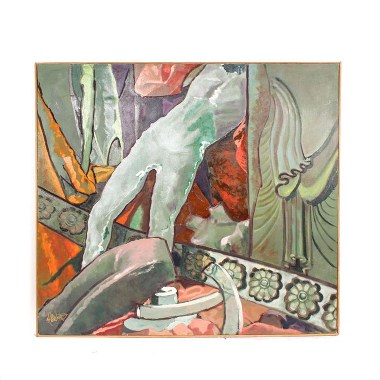 Oil Painting on Canvas by L.A. Fallis