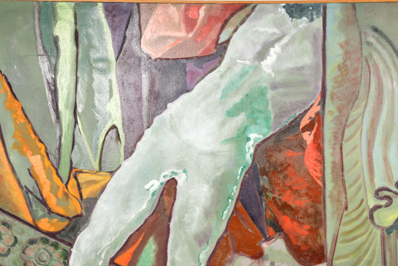 Oil Painting on Canvas by L.A. Fallis