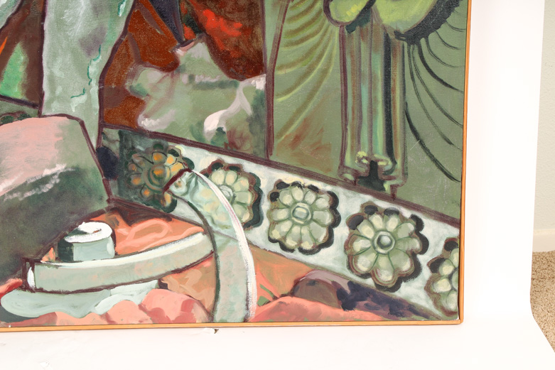 Oil Painting on Canvas by L.A. Fallis