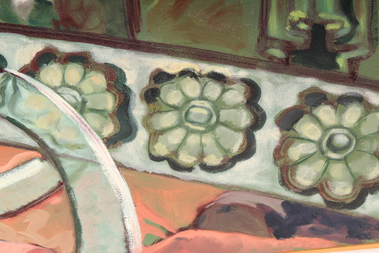 Oil Painting on Canvas by L.A. Fallis