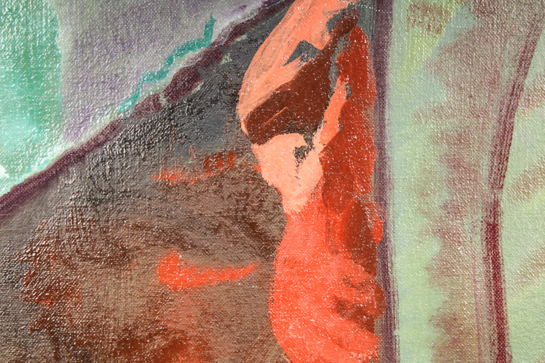 Oil Painting on Canvas by L.A. Fallis