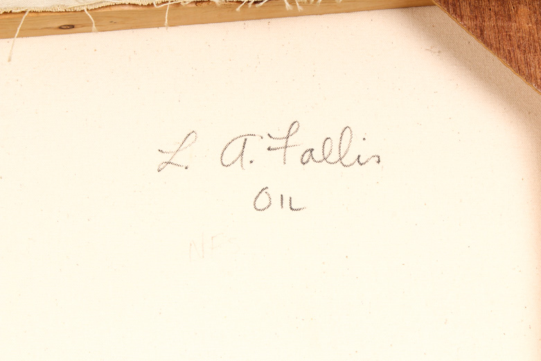 Oil Painting on Canvas by L.A. Fallis