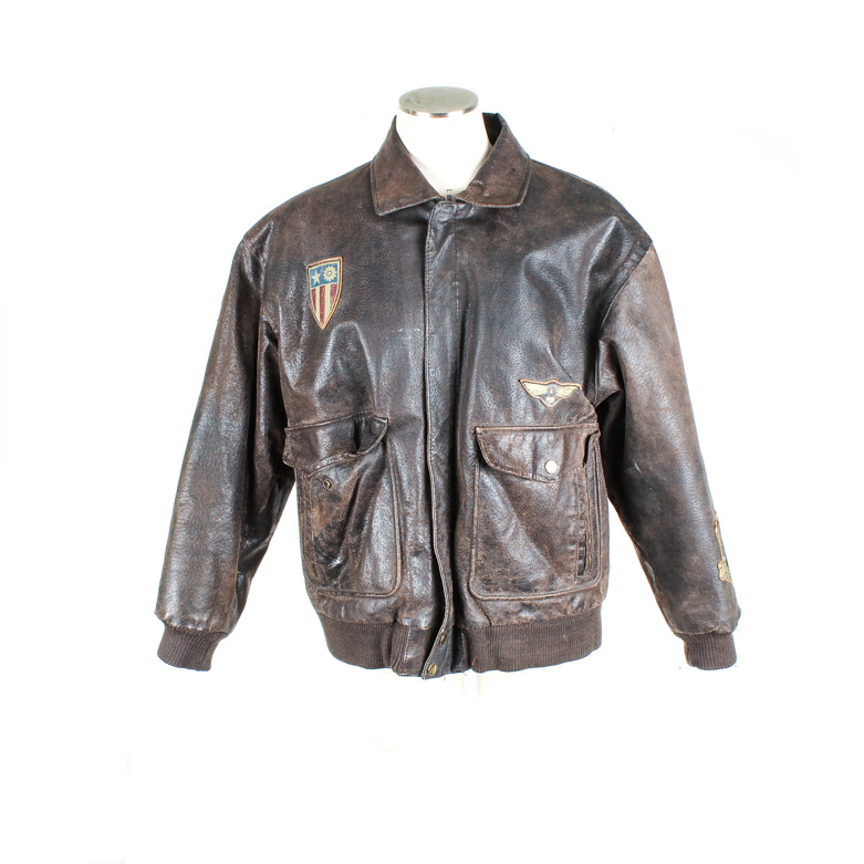 Messageries Aeriennes Leather Jacket