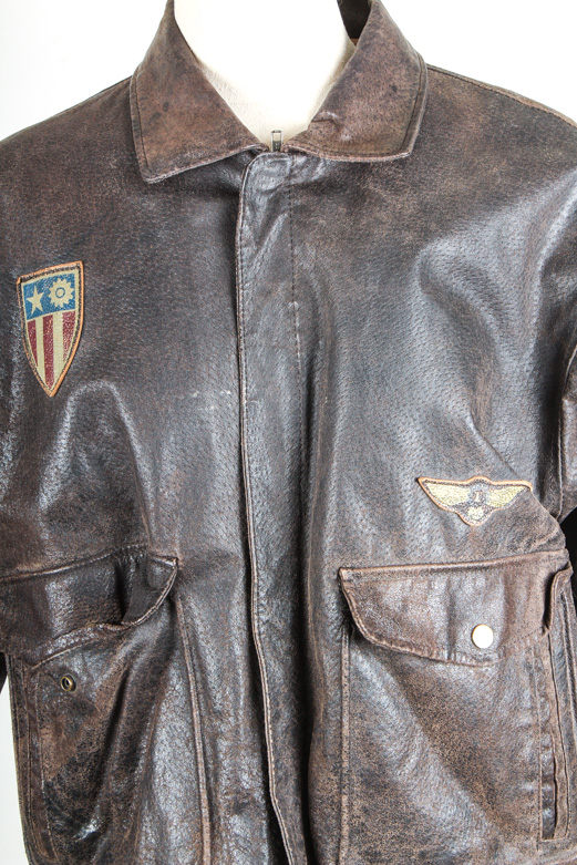 Messageries Aeriennes Leather Jacket